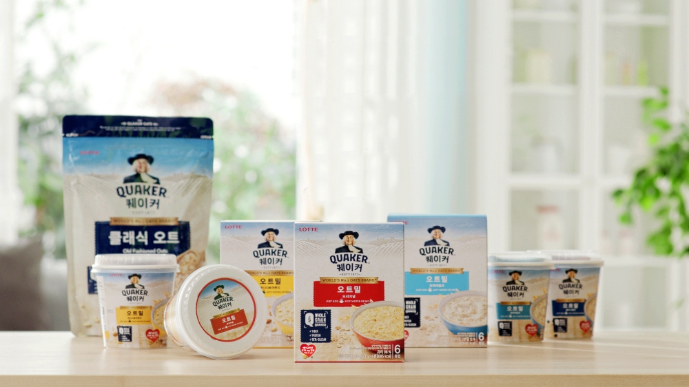 롯데제과 '퀘이커 오트밀', 다이어트 식품으로 인기몰이