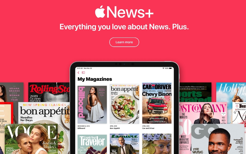 △애플이 TV 플러스 서비스와 함께 제공한 뉴스 서비스 이미지/사진=오승혁 기자(애플 홈페이지 이미지 편집)