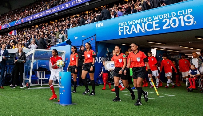 '2019 FIFA 프랑스 여자월드컵’ 기아 오피셜 매치볼 캐리어 프로그램에 선발된 어린이 요원. (사진=기아차)