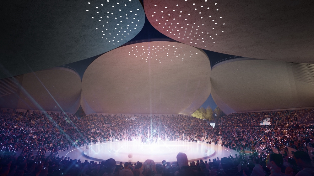 CJ라이브시티 내 아레나 예상 이미지. /사진제공=CJ라이브시티