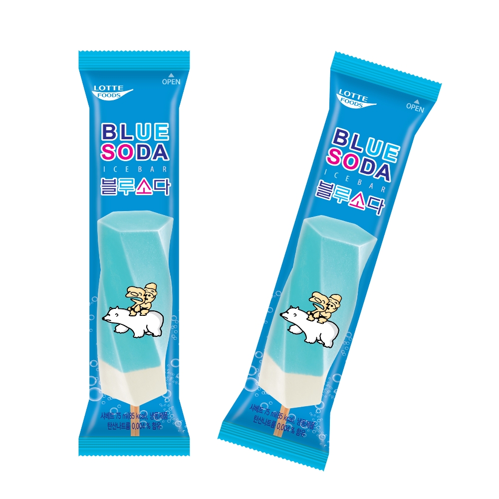 롯데푸드, '블루소다' 아이스 바 출시