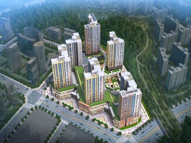 운서역 반도유보라 조감도. 사진=반도건설.