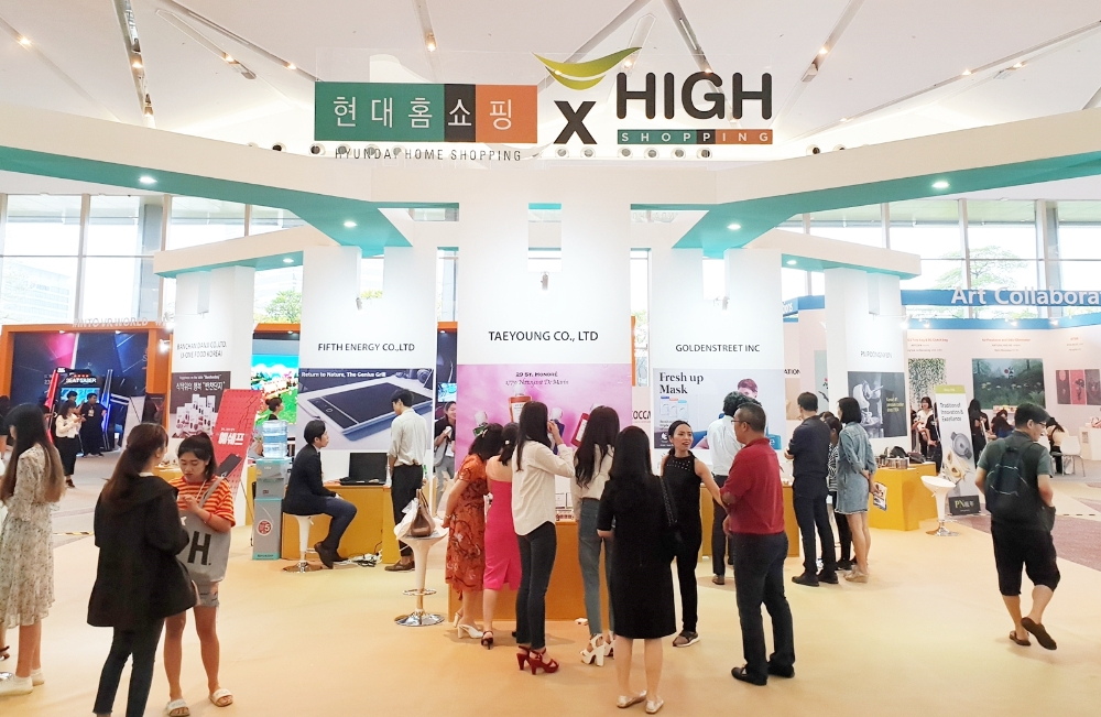 현대홈쇼핑 방콕 한류박람회장 전경. /사진제공=현대홈쇼핑