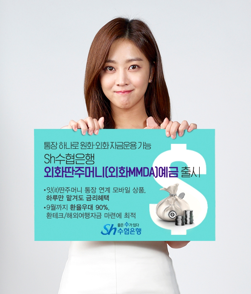 Sh수협은행, 원화·외화 운용 '외화딴주머니(외화MMDA)예금' 출시