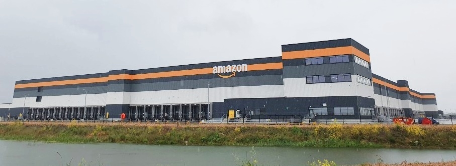▲프랑스 파리에 위치한 아마존 물류센터 전경./사진=이지스자산운용