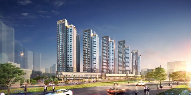 신천센트럴자이 투시도. 사진=GS건설.