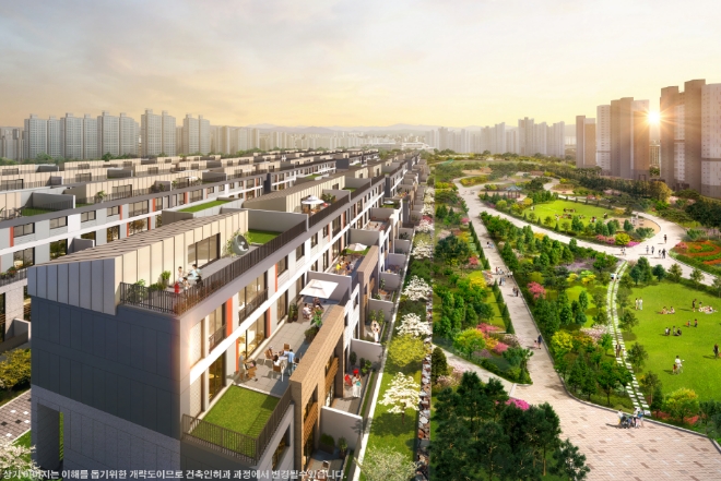 우남퍼스트빌 더 테라스 동탄 투시도. /사진=우남건설.