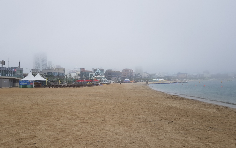 △울산 일산해수욕장의 모습/사진=오승혁 기자