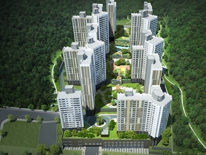 용인 힐스테이트 광교산 조감도. /사진=현대건설.