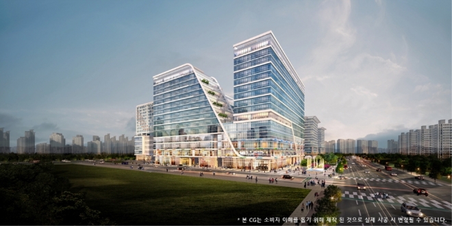 광명 G타워 투시도.