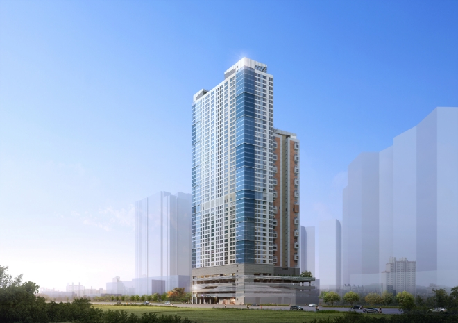 해링턴 플레이스 감삼 투시도. /사진=효성중공업.