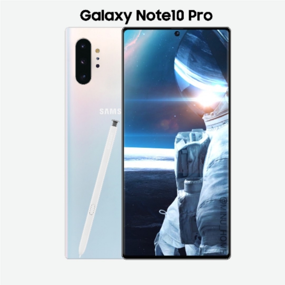 △삼성전자 갤럭시 노트10 프로 기기의 예상 이미지/사진=오승혁 기자