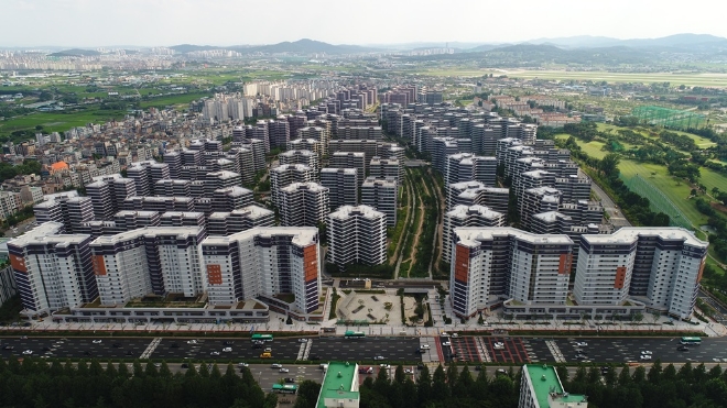 수원 아이파크 시티 전경. /사진=HDC현대산업개발.