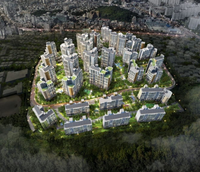 대림산업·롯데건설 '녹번역 e편한세상 캐슬' 조감도. /사진=대림산업