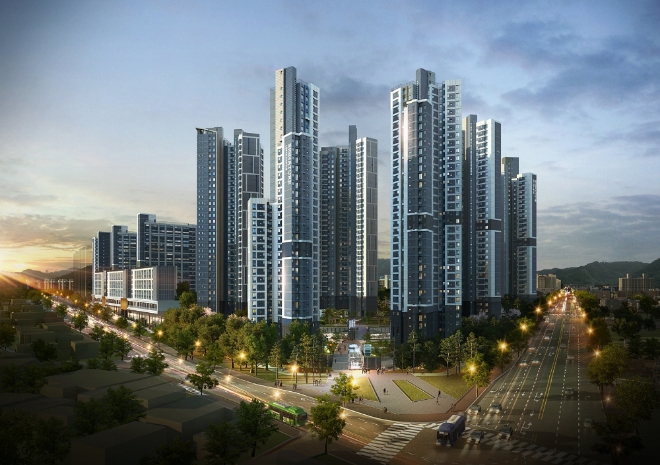 송파 시그니처 롯데캐슬 투시도. /사진=롯데건설