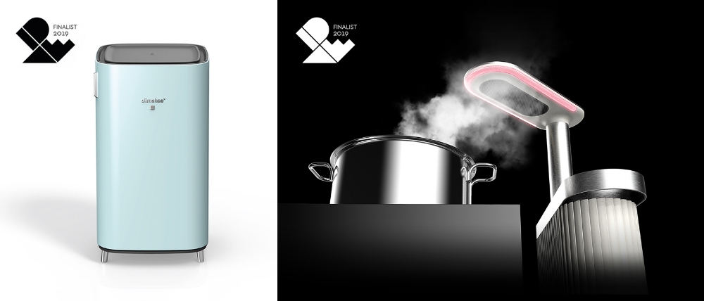 △위니아딤채 미니(좌측), 위니아대우 주방특화 공기청정기 모습(우측)/사진=오승혁 기자(자료 편집)