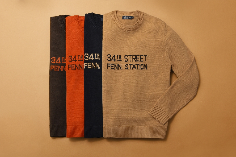 신세계인터 '맨온더분', 뉴욕 레터링 스웨터 출시