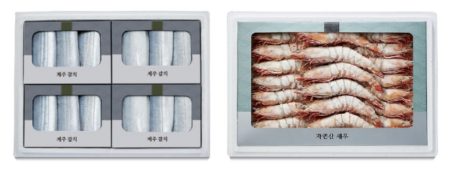 현대백화점은 지난달 26일부터 지난 4일까지 갈치와 새우 추석 선물세트가 각각 35% 증가했다고 밝혔다. /사진=현대백화점그룹.