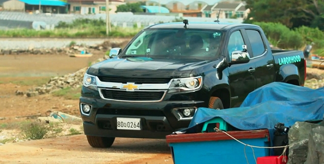 tvN 예능 '일로 만난 사이'에 출연한 쉐보레 콜로라도. (제공=쉐보레)