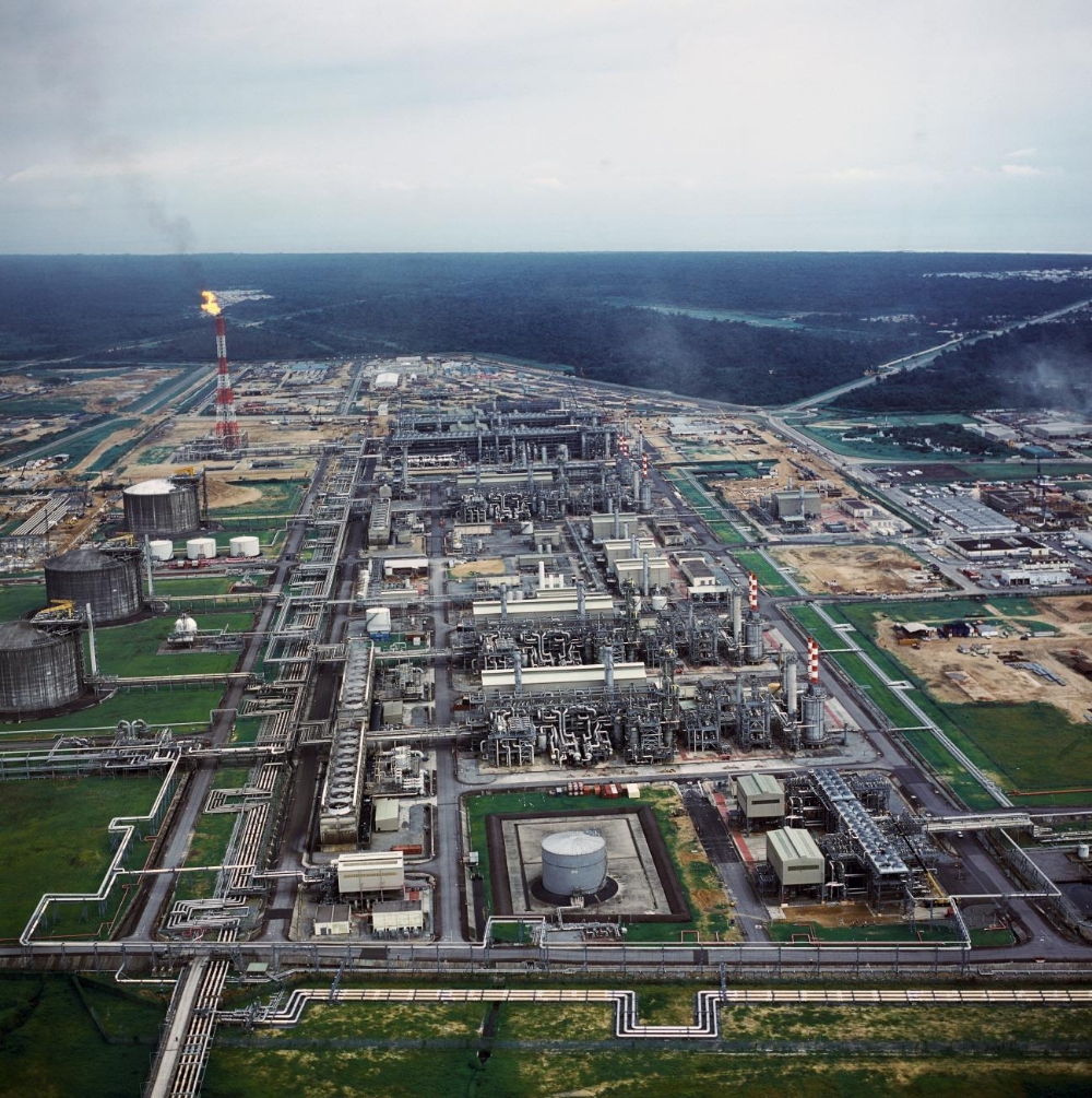 나이지리아 보니섬에 있는 LNG Plant 1호기~6호기 전경. /사진=대우건설