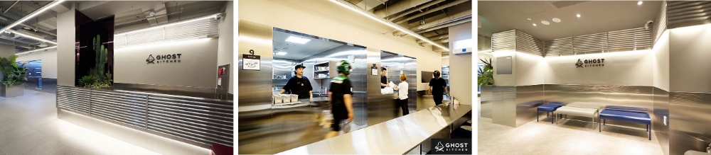 △고스트키친 삼성점, 강남역점의 모습/사진=오승혁 기자(자료 편집)