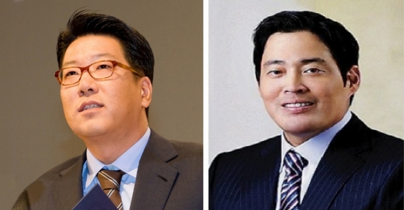 정지선 현대백화점그룹 회장(사진 왼쪽)과 정용진 신세계그룹 부회장(사진 오른쪽).