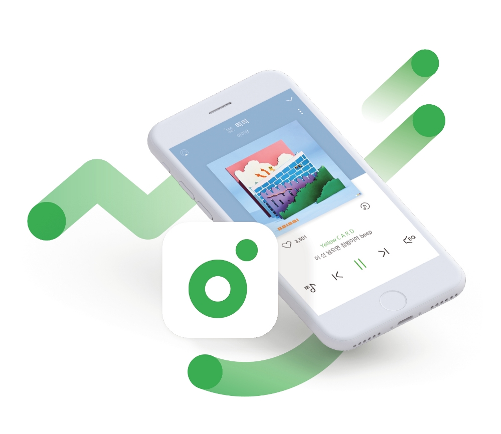 △카카오 속 멜론 앱의 이미지 예상/사진=카카오