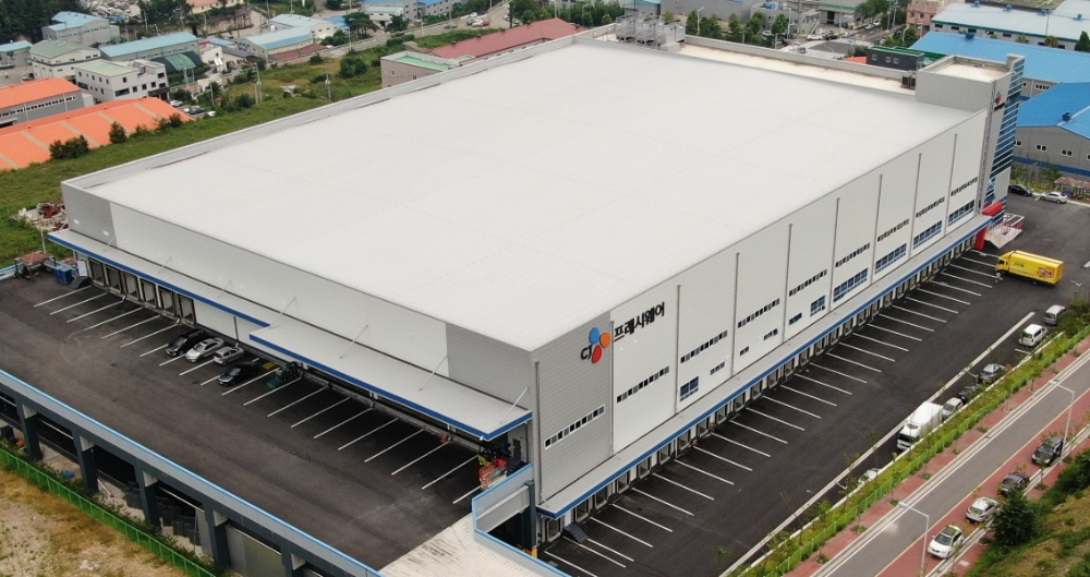 경상남도 양산시에 새롭게 문을 연 CJ프레시웨이의 동부 물류센터. /사진제공=CJ프레시웨이