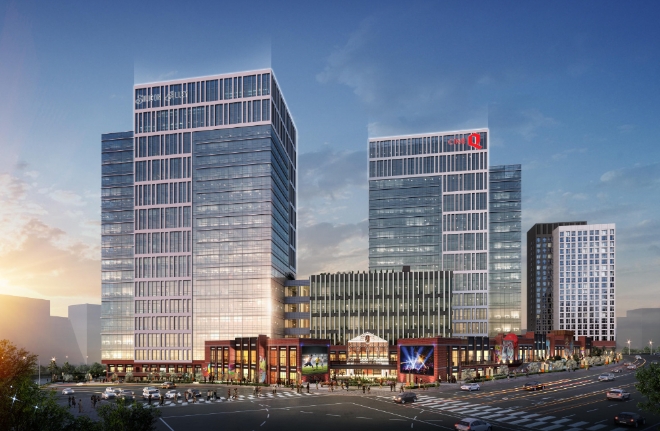 동탄테크노밸리에 들어서는 지식산업센터 '실리콘앨리 동탄'. 제공=더랜드