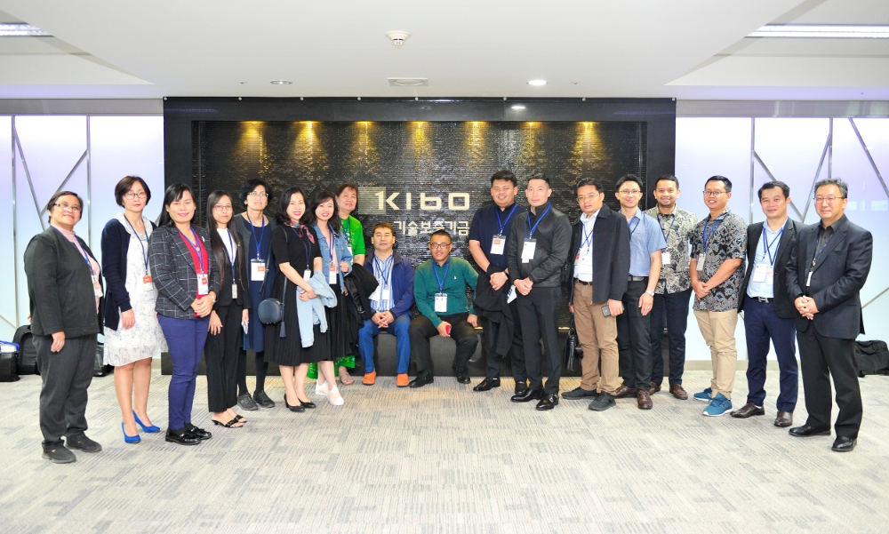 기보는 지난 8일 여의도 63스퀘어에서 인도네시아 등 아시아 개발도상국가의 중소기업 지원부처 정책담당자들을 대상으로 기술평가시스템, 기술금융기법을 소개하는 등 기술평가 노하우를 전수했다./사진=기술보증기금