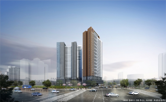 해링턴 플레이스 만촌 투시도. /사진=효성중공업.