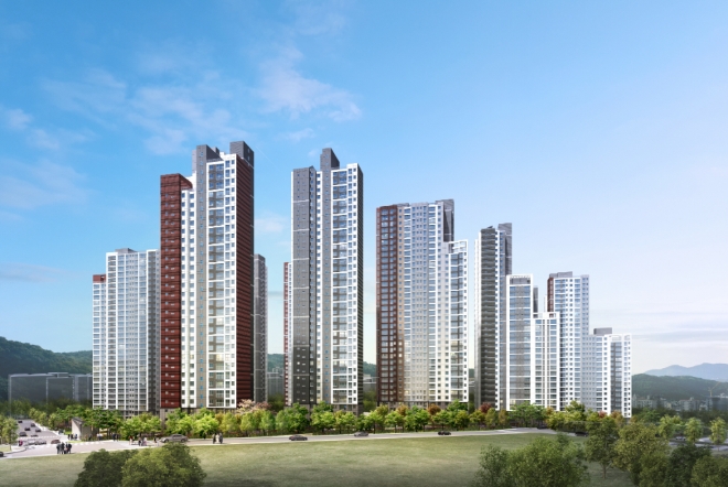 데시앙 해링턴 플레이스 파크시티 투시도. /사진=태영건설·효성중공업 컨소시엄.