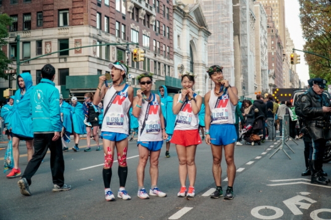 뉴발란스(NEW BALANCE)는 지난 3일 미국 뉴욕에서 열린 2019 뉴욕 마라톤 대회(TCS New York City Marathon)에 메인 스폰서로 참여했다. /사진=뉴발란스.