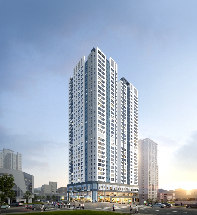 문수로 동문굿모닝힐 투시도. /사진=동문건설.