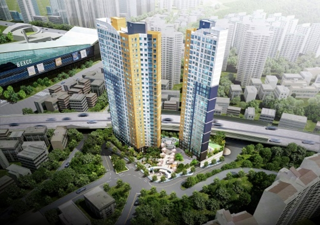 센텀 마티안(부산) 조감도.