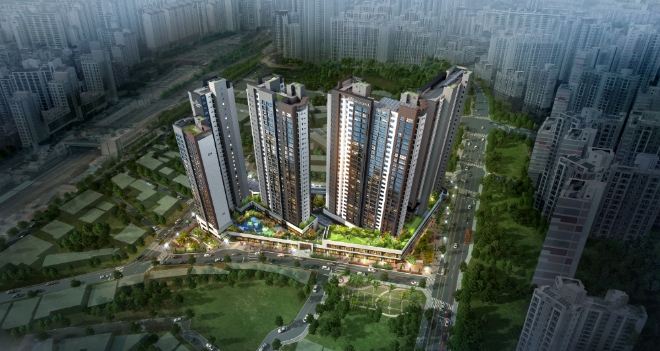 DMC 금호 리첸시아 조감도. /사진=금호산업.