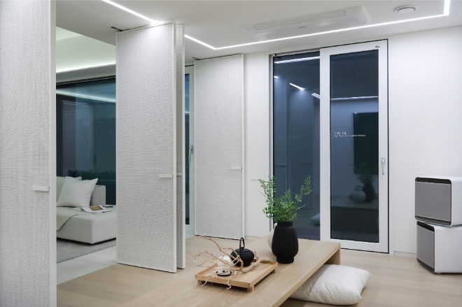 삼성물산 넥스트 래미안 라이프가 제안한 알파룸과 가변형 벽체. 제공=삼성물산