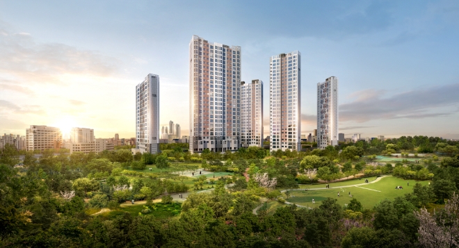 미추홀 트루엘 파크 투시도. 제공=일성건설