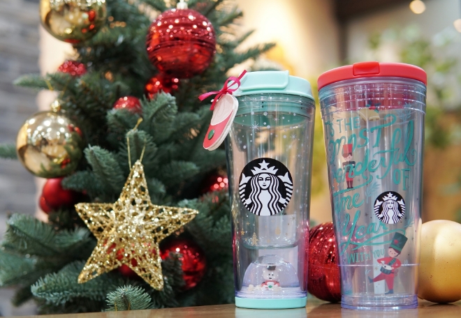 스타벅스커피 코리아는 오는 10일 오전 스타벅스 더종로R점 앞 광장에서 2019 산타 바리스타 캠페인 발대식을 갖고, 현장에서 5000원 이상을 기부하는 고객에게 선착순으로 스타벅스 텀블러 1000개를 증정한다. /사진=스타벅스 코리아.