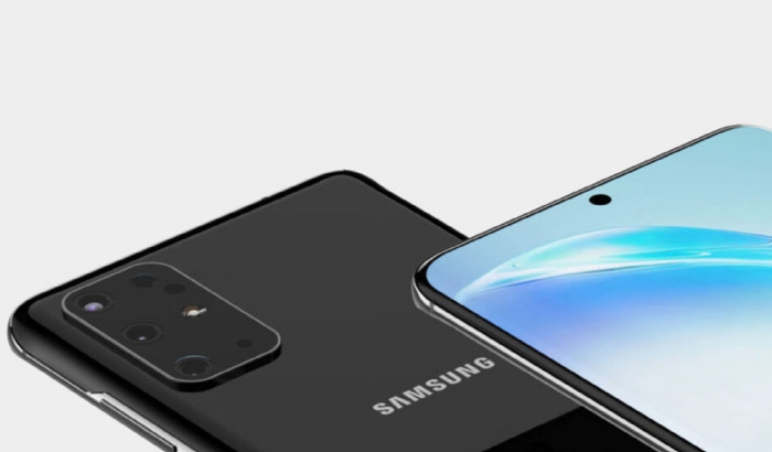 폰아레나가 렌더링한 갤럭시 S20 기기와 후면 카메라 이미지/사진=폰아레나