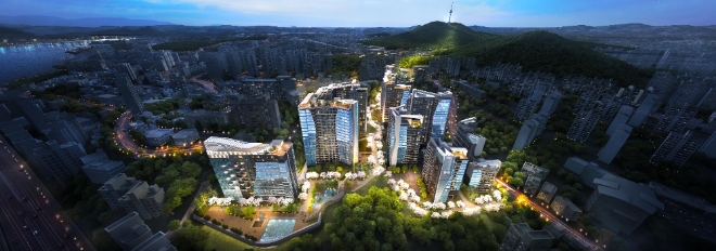 한남 디에이치 그라비체 조감도. 제공=현대건설