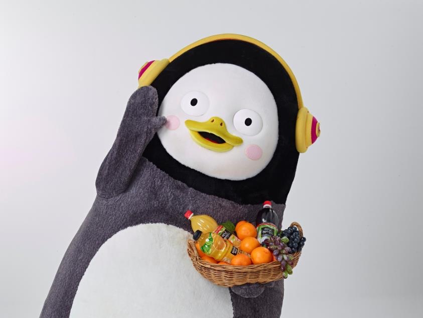 코카콜라, 미닛메이드 새 모델에 펭수 발탁