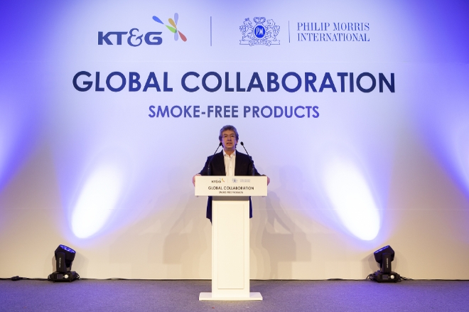 KT&G는 글로벌 메이저 담배기업인 필립모리스 인터내셔널(PMI)과 전략적 제휴를 맺고 차세대 전자담배 ‘릴(lil)’의 해외시장 진출에 본격 나선다. /사진=KT&G.