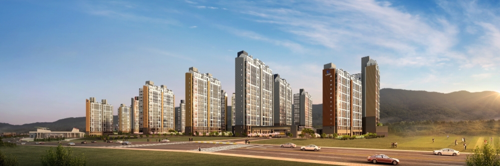 성산 반도유보라 아이비파크 투시도 / 사진=반도건설