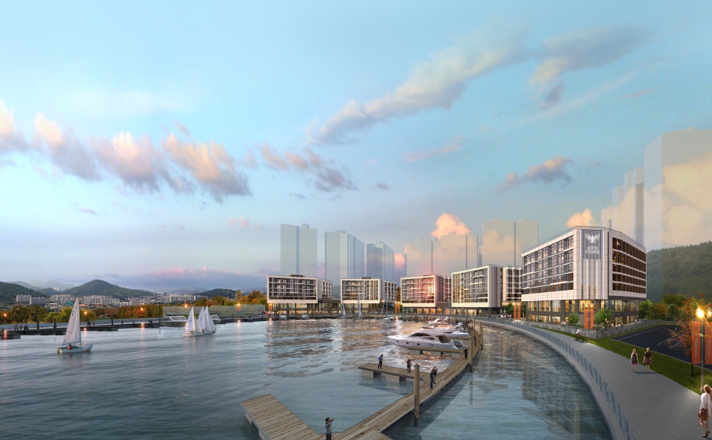 웅천 롯데캐슬 마리나 투시도 / 사진=롯데건설