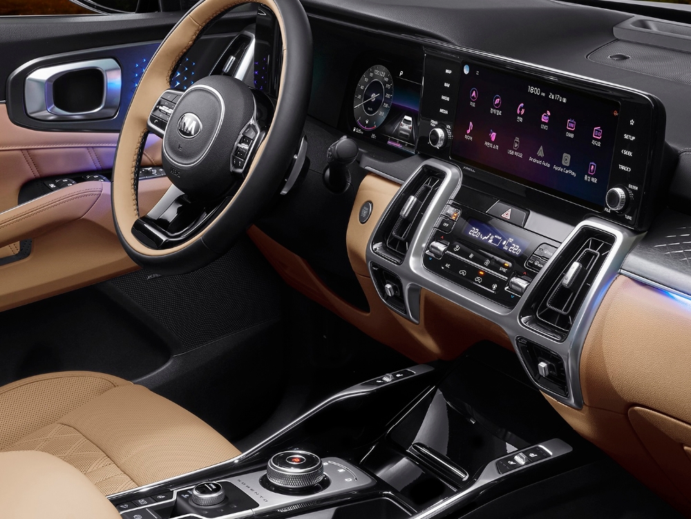 4세대 쏘렌토 실내. 사진=기아차.