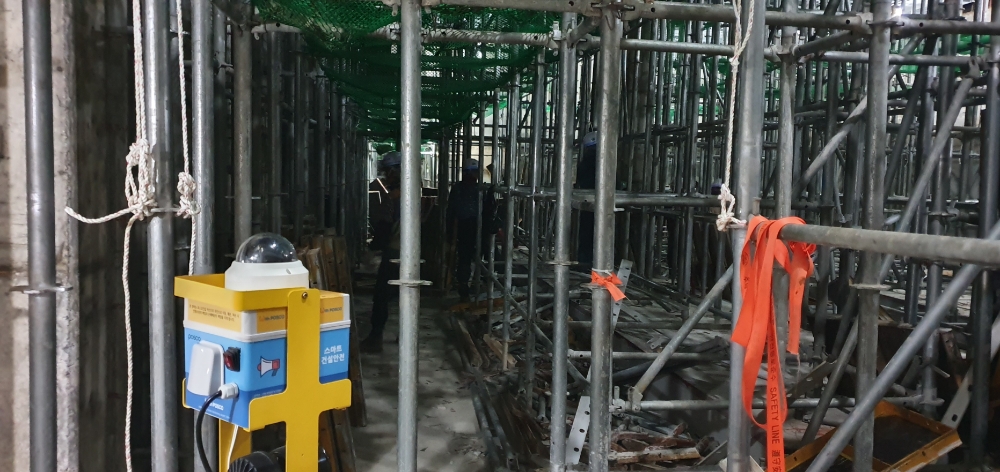 스마트 영상장비 '이동식 CCTV 시스템' / 사진=포스코건설