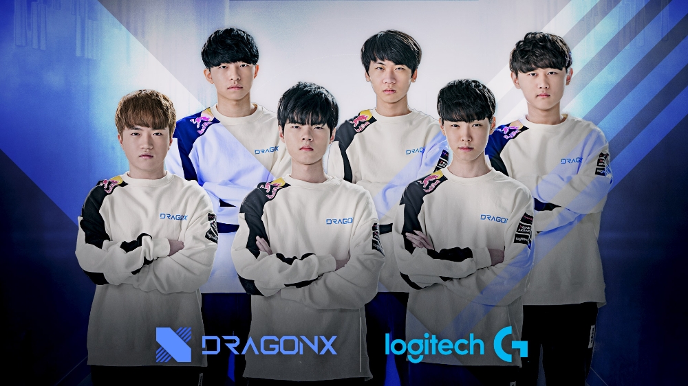 로지텍의 롤 프로게임단 드래곤X 공식 후원 체결 홍보물/사진=로지텍 코리아