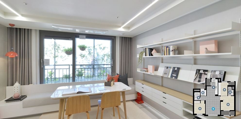 포레나 부산 덕천 사이버 견본주택 내부 전경 / 사진=포레나 한화 덕천 홈페이지