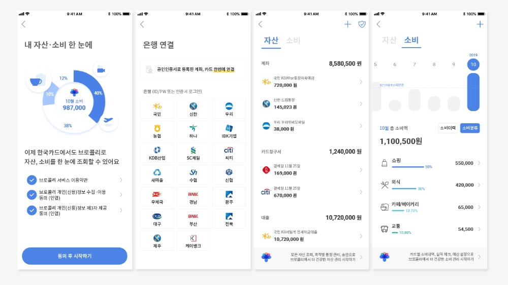 브로콜리 인앱 서비스 예시 화면./사진=브로콜리
